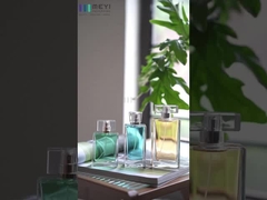 3.4 Oz Yeniden doldurulabilir Boş kare parfüm şişeleri Altın Gümüş dökülmez