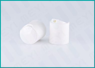 24mm Beyaz Disk Üstü Pet Şişe Kapakları / Yüksek Mühürlü Şampuan Şişe Kapağı