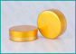 Mat Altın Kaplı Alüminyum Vidalı Üst Kapaklar 38/410 Sağlık Ürünleri Konteynerleri için