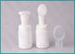 Tıraş Sıvısı İçin Fırça Kafalı 30 ML Yuvarlak Beyaz Köpük Sabun Pompası Şişesi