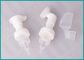 Tıraş Sıvısı İçin Fırça Kafalı 30 ML Yuvarlak Beyaz Köpük Sabun Pompası Şişesi