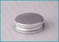 Alüminyum Vidalı Üst Kapaklar, Kabartmalı Logolu 38/400 Mat Gümüş Vidalı Kapaklar