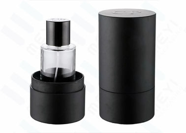 Siyah Manyetik Parfüm Kapağı ve Kara Kutu ile Mini 50ml Cam Parfüm Şişeleri