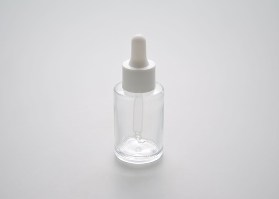 20/410 Uçucu Yağ Pompası Şişesi Düz Omuz 30ml Cam Damlalıklı Şişeler